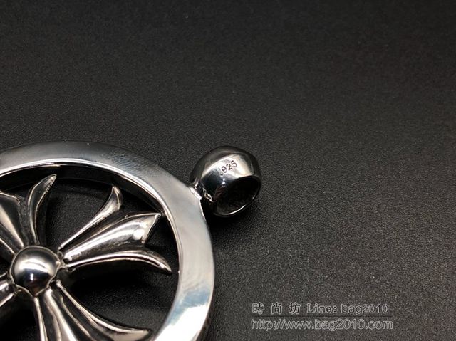 chrome hearts銀飾 克羅心十字風車吊墜 克羅心銀飾品 925銀首飾  gjc1852